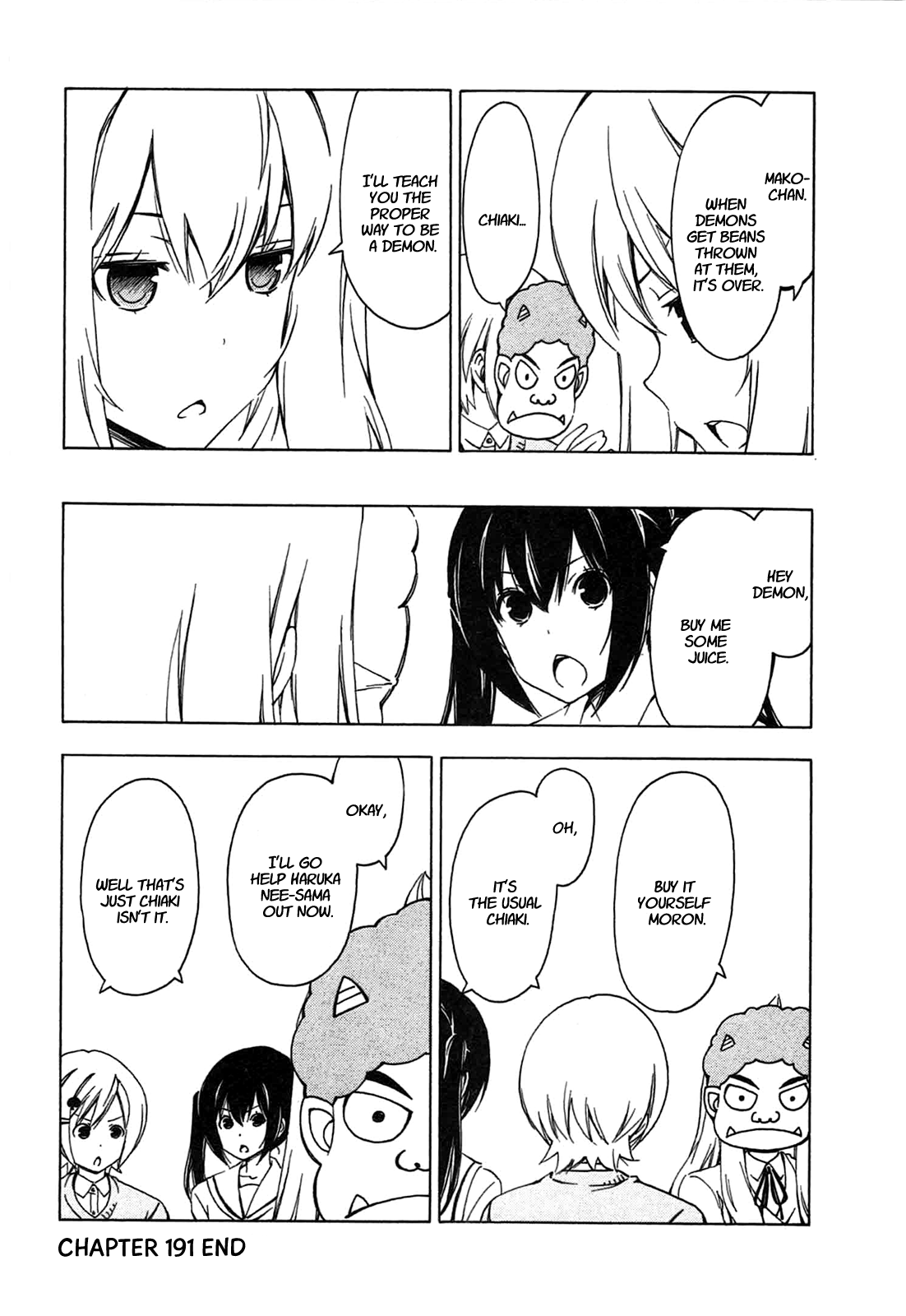 Minami-ke Chapter 191 page 8 - Chapter 191: Because I'm a demon