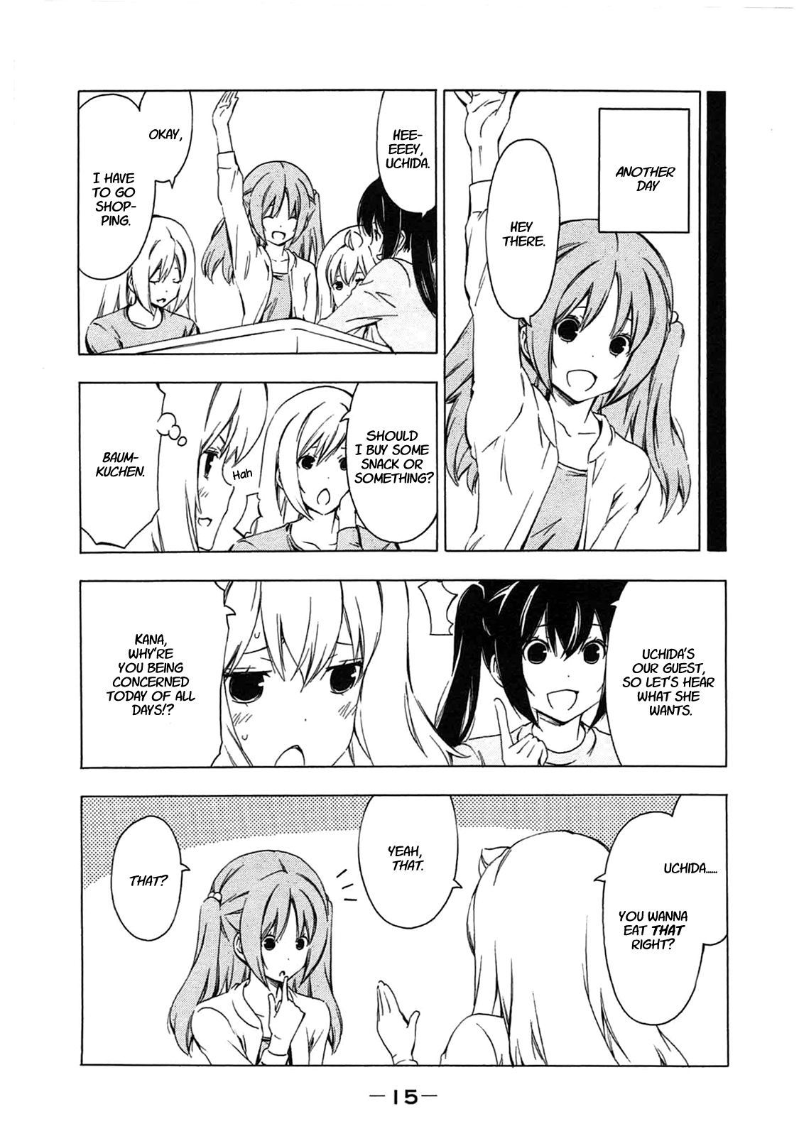 Minami-ke Chapter 199 page 3 - Chapter 199: Things you haven't seen