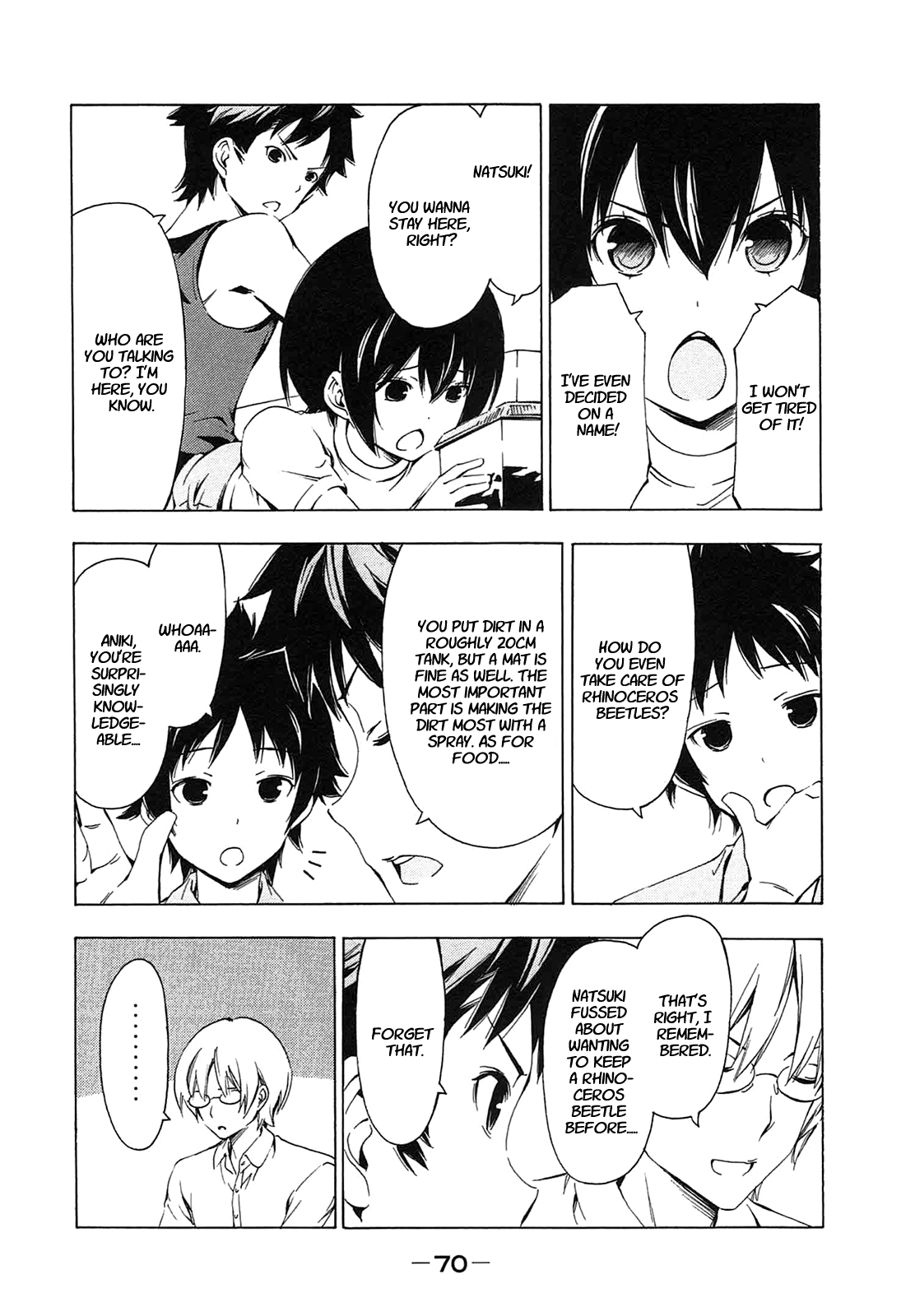 Minami-ke Chapter 205 page 4 - Chapter 205: Rhinoceros beetle