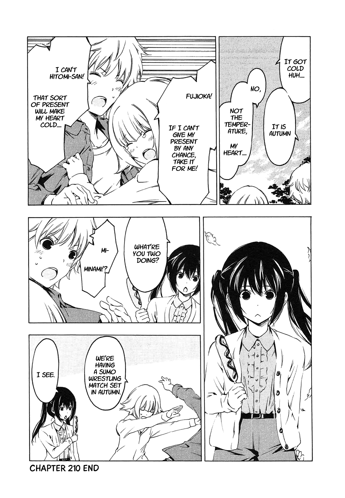 Minami-ke Chapter 210 page 8 - Chapter 210: What're you doing
