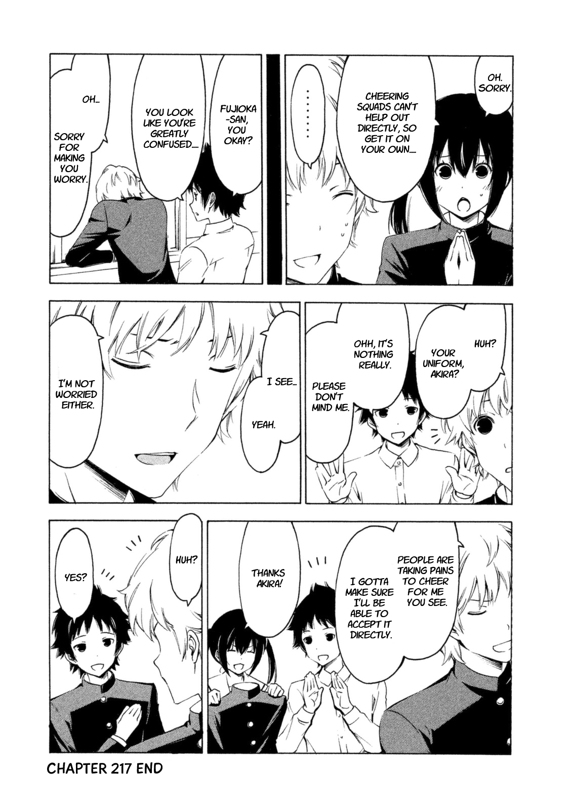 Minami-ke Chapter 217 page 15 - Chapter 217: I'll cheer for you