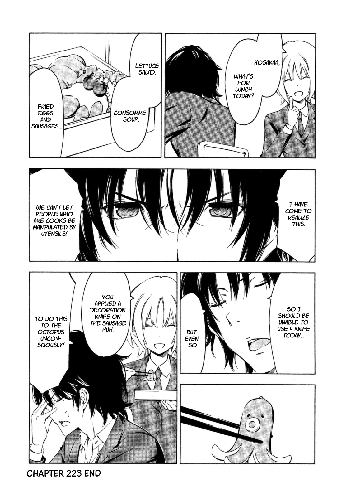 Minami-ke Chapter 223 page 8 - Chapter 223: Japanese menu