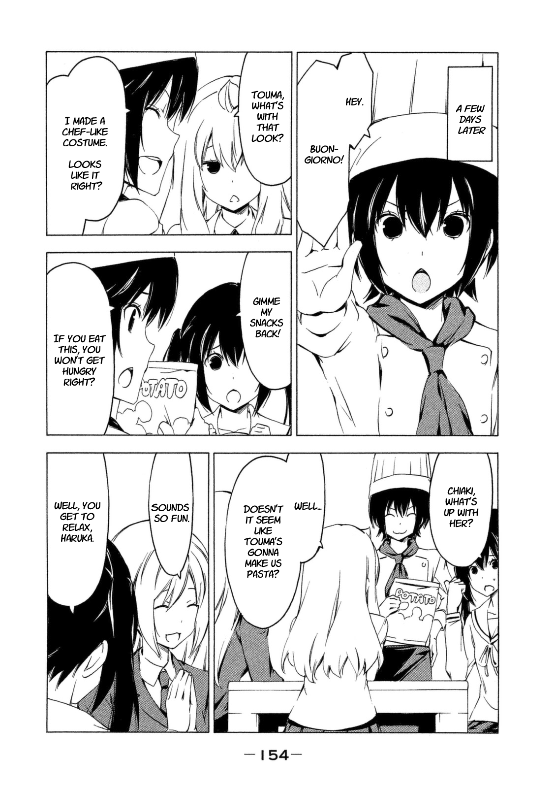 Minami-ke Chapter 233 page 6 - Chapter 233: Delicious pasta