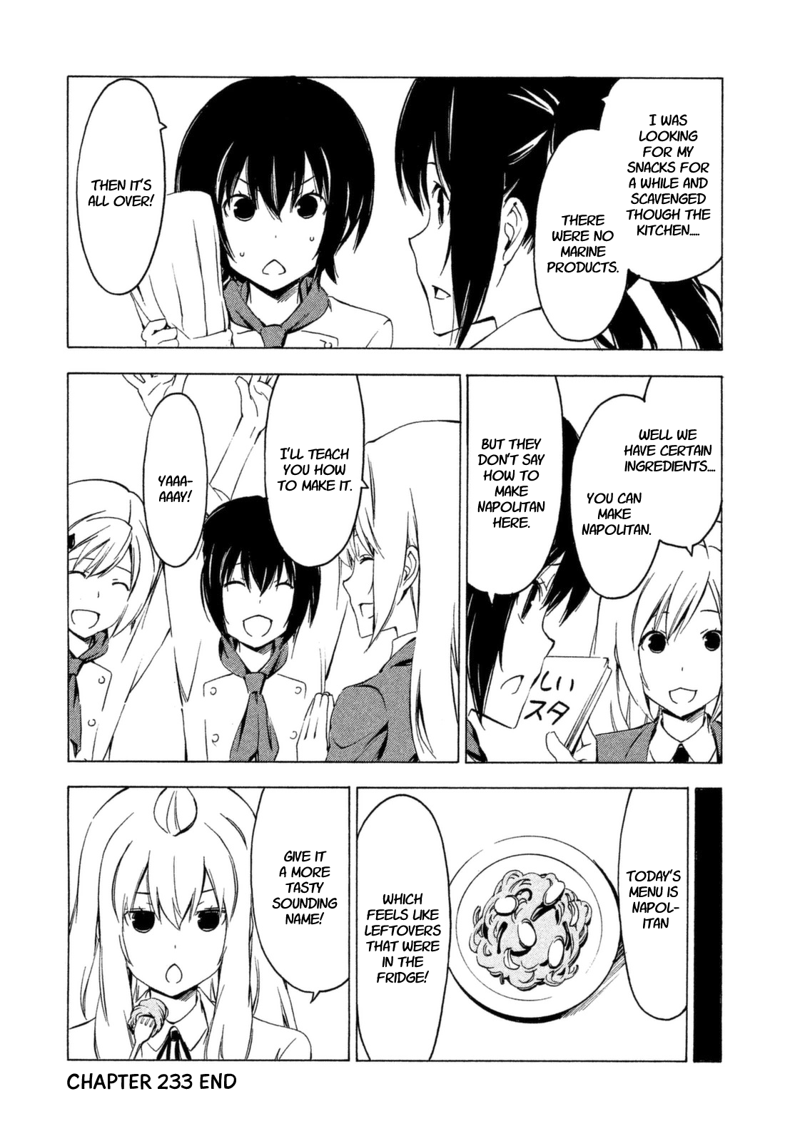 Minami-ke Chapter 233 page 8 - Chapter 233: Delicious pasta