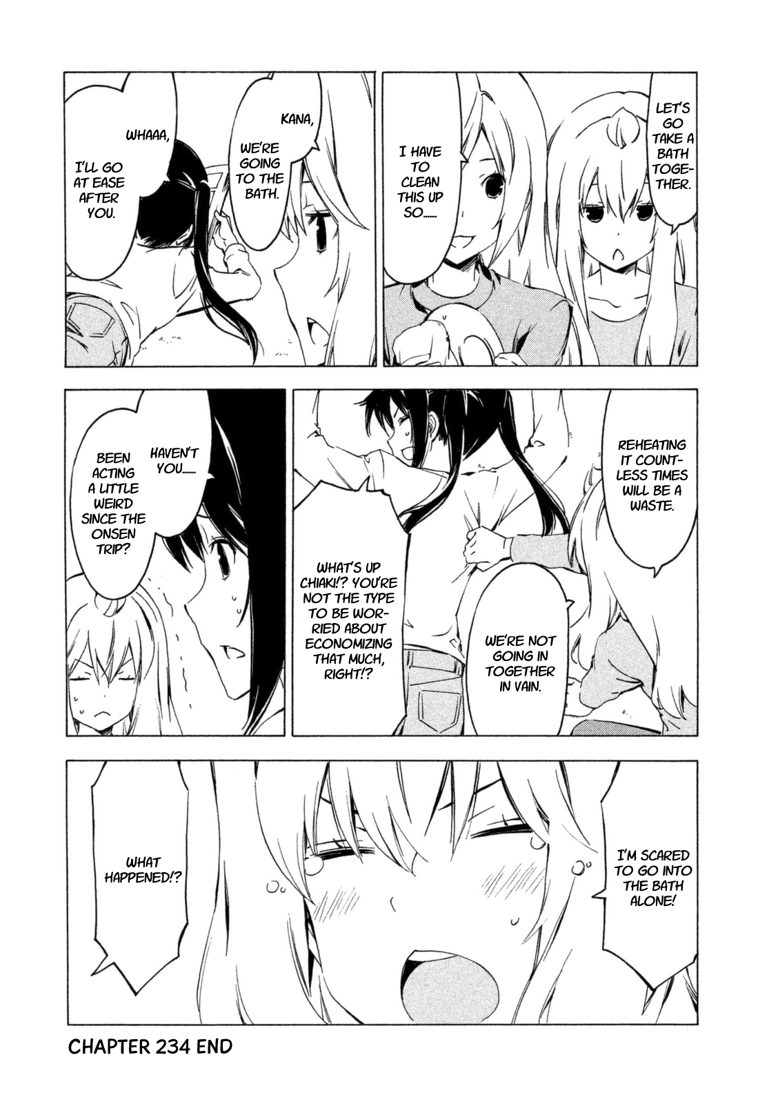 Minami-ke Chapter 234 page 8 - Chapter 234: Something happened
