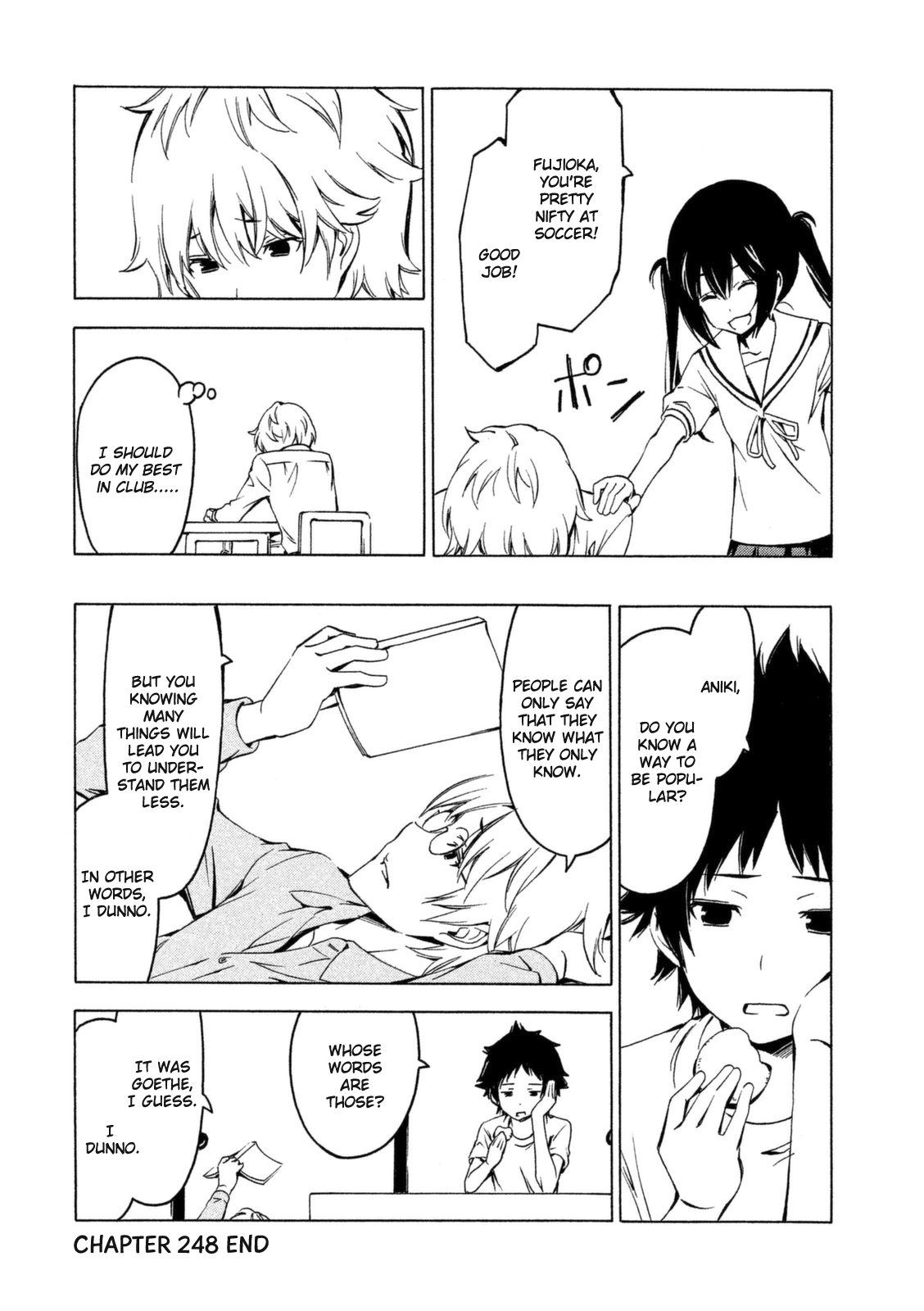 Minami-ke Chapter 248 page 8 - Chapter 248: Did you know?