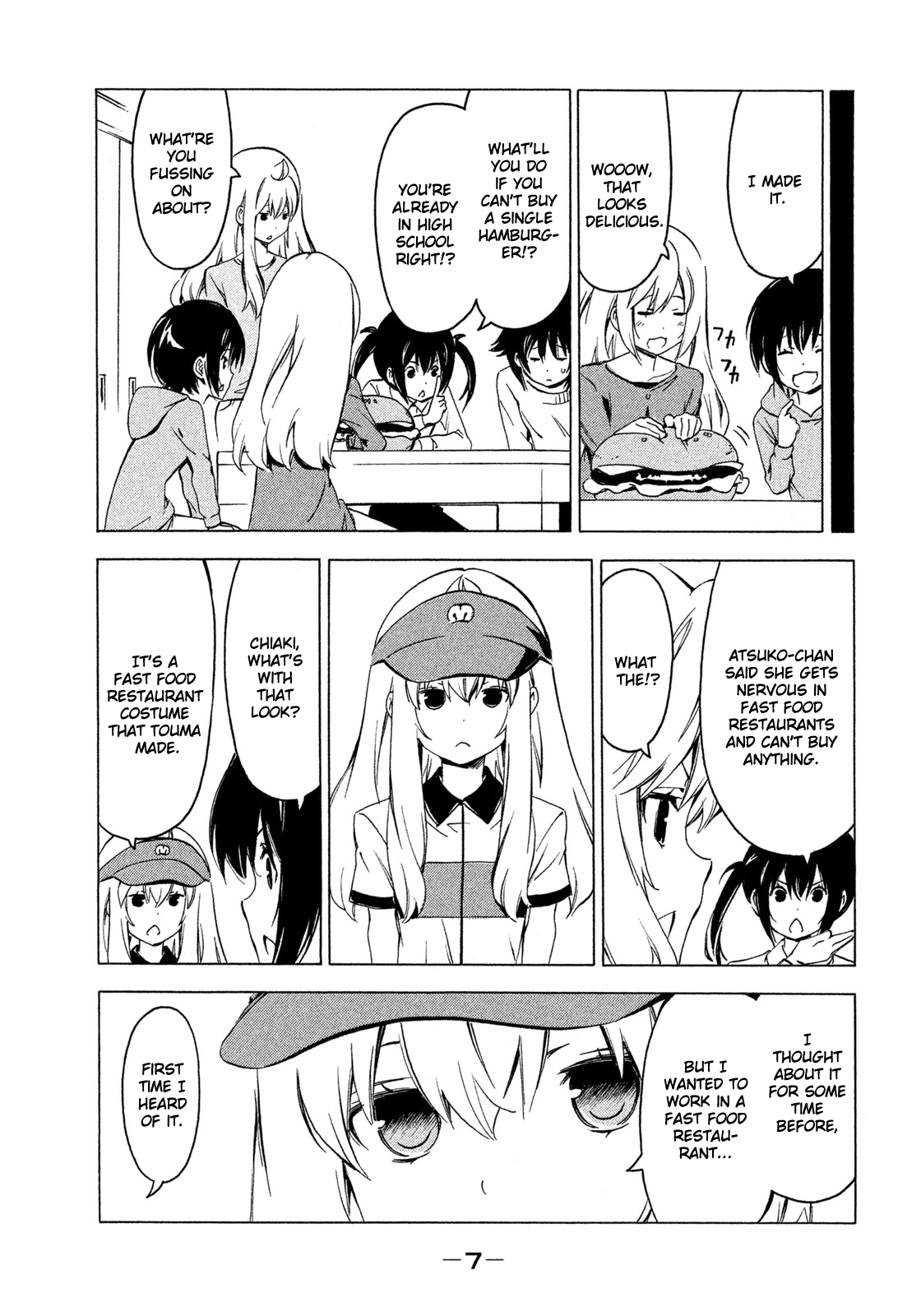 Minami-ke Chapter 255 page 10 - Chapter 255: Fast food restaurant