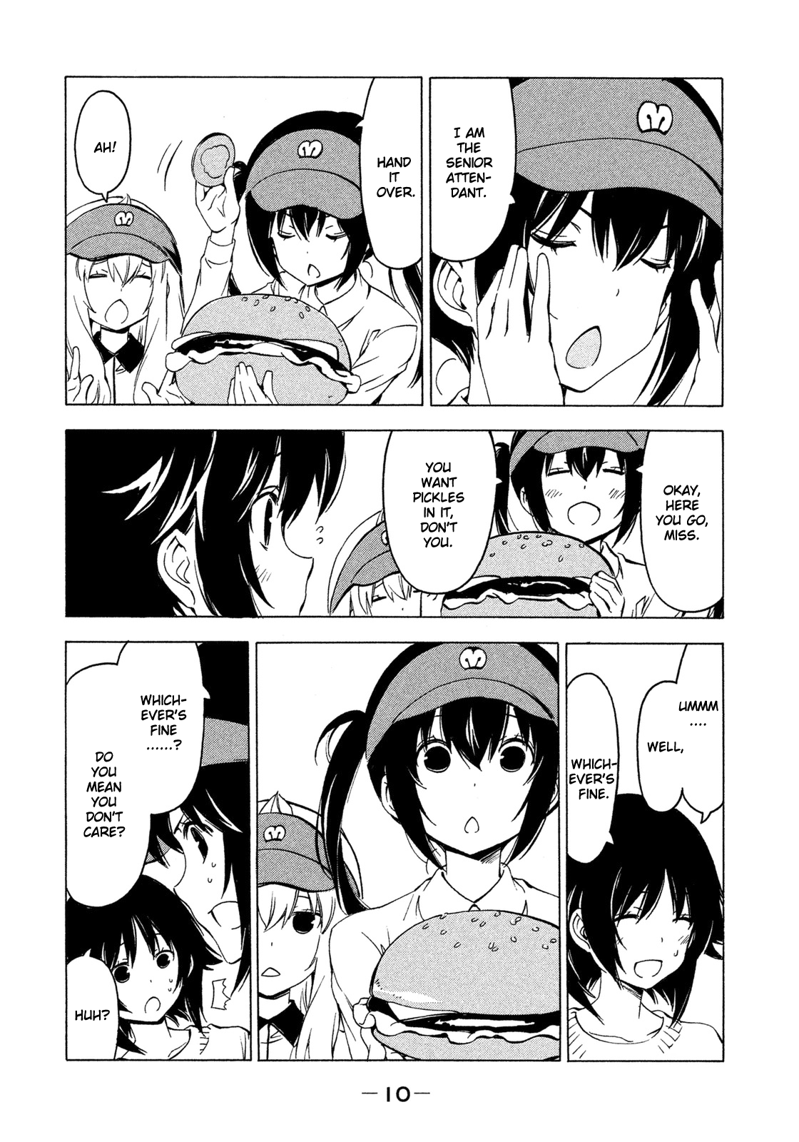 Minami-ke Chapter 255 page 13 - Chapter 255: Fast food restaurant