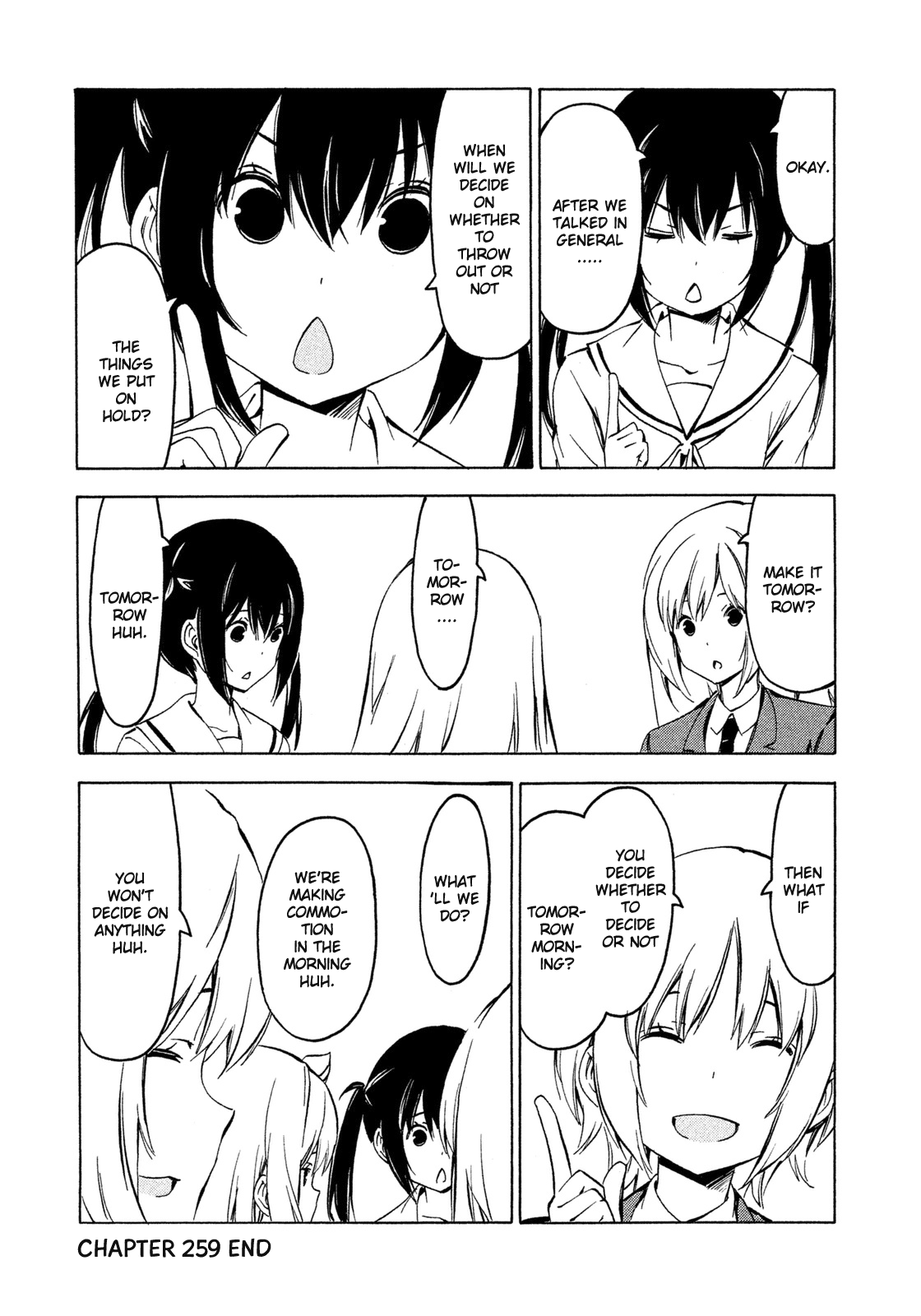 Minami-ke Chapter 259 page 8 - Chapter 259: Postponing