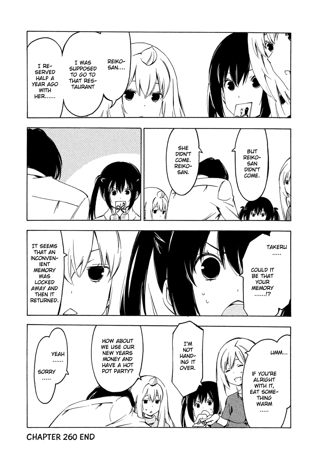 Minami-ke Chapter 260 page 8 - Chapter 260: I'm back