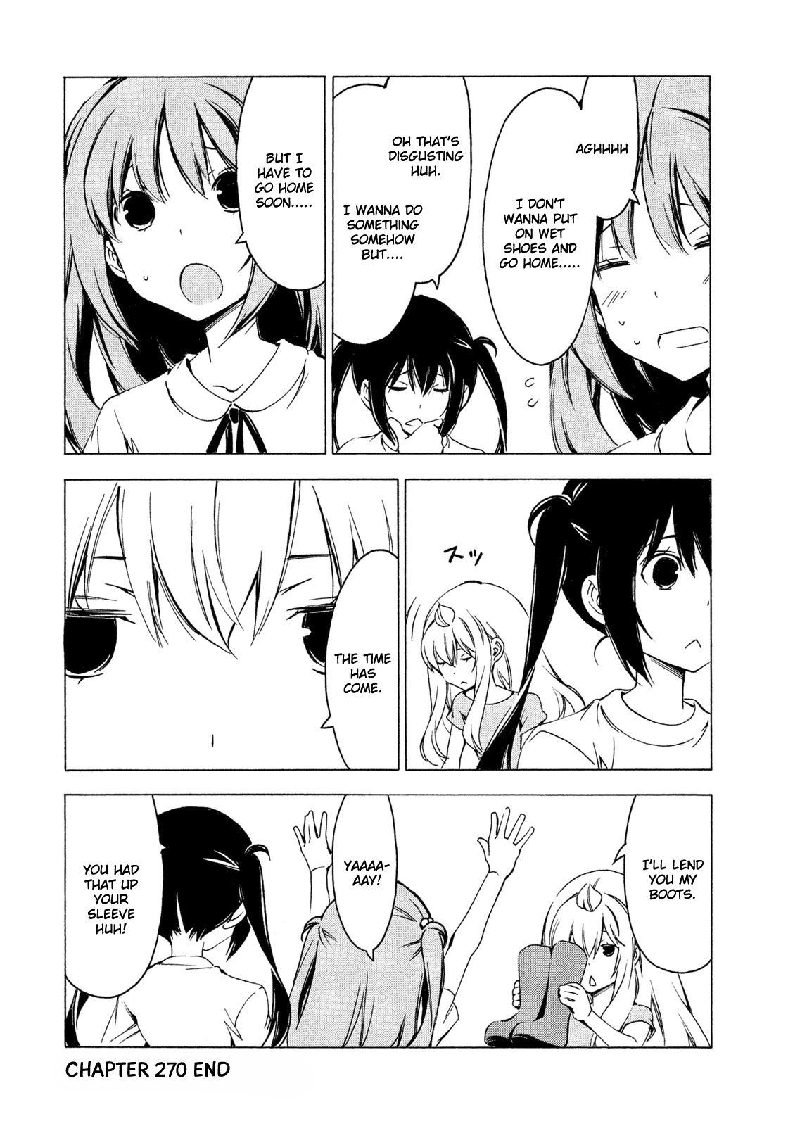 Minami-ke Chapter 270 page 8 - Chapter 270: Damp