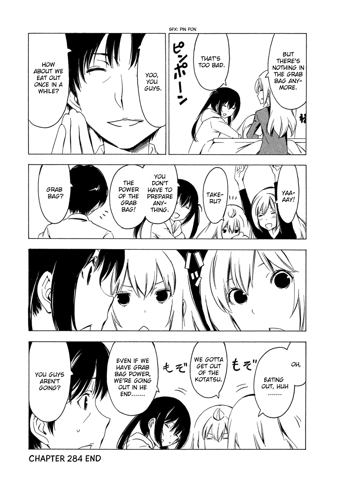 Minami-ke Chapter 284 page 8 - Chapter 284: What'll come out