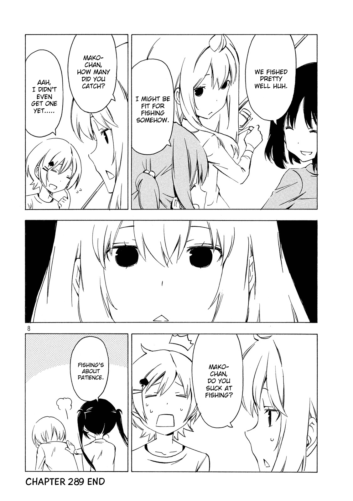 Minami-ke Chapter 289 page 8 - Chapter 289: I caught one