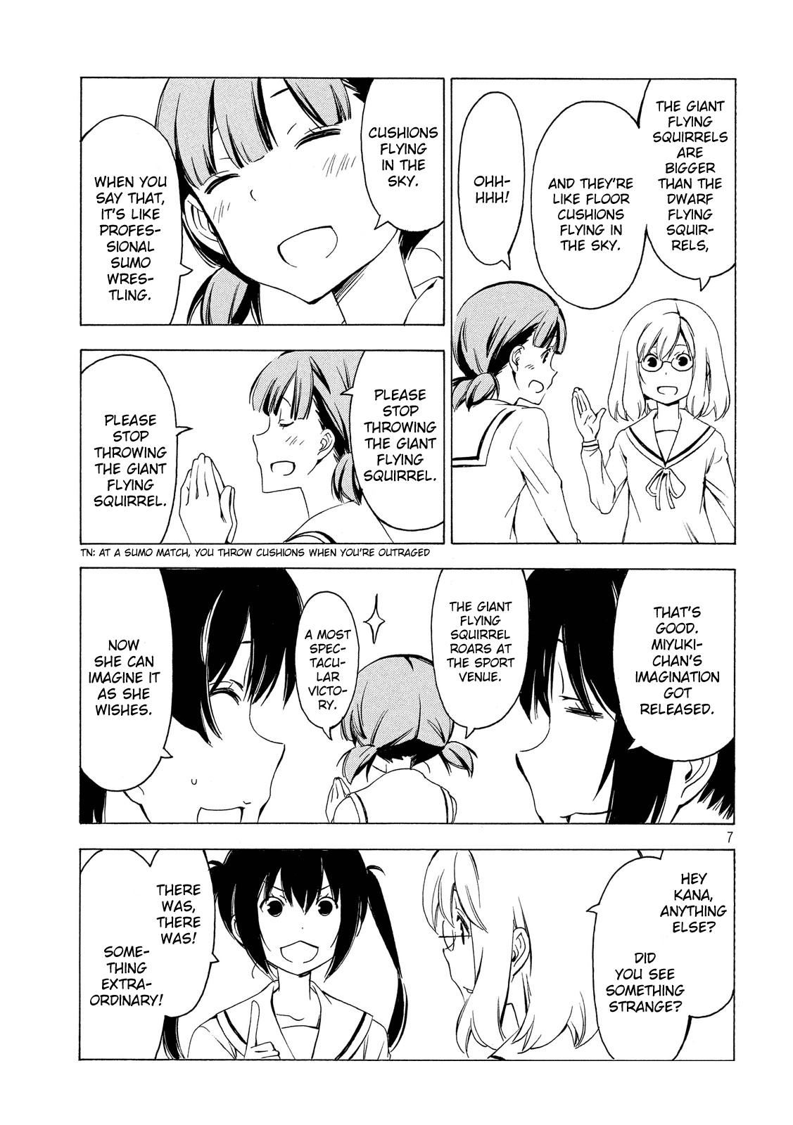 Minami-ke Chapter 290 page 7 - Chapter 290: For example