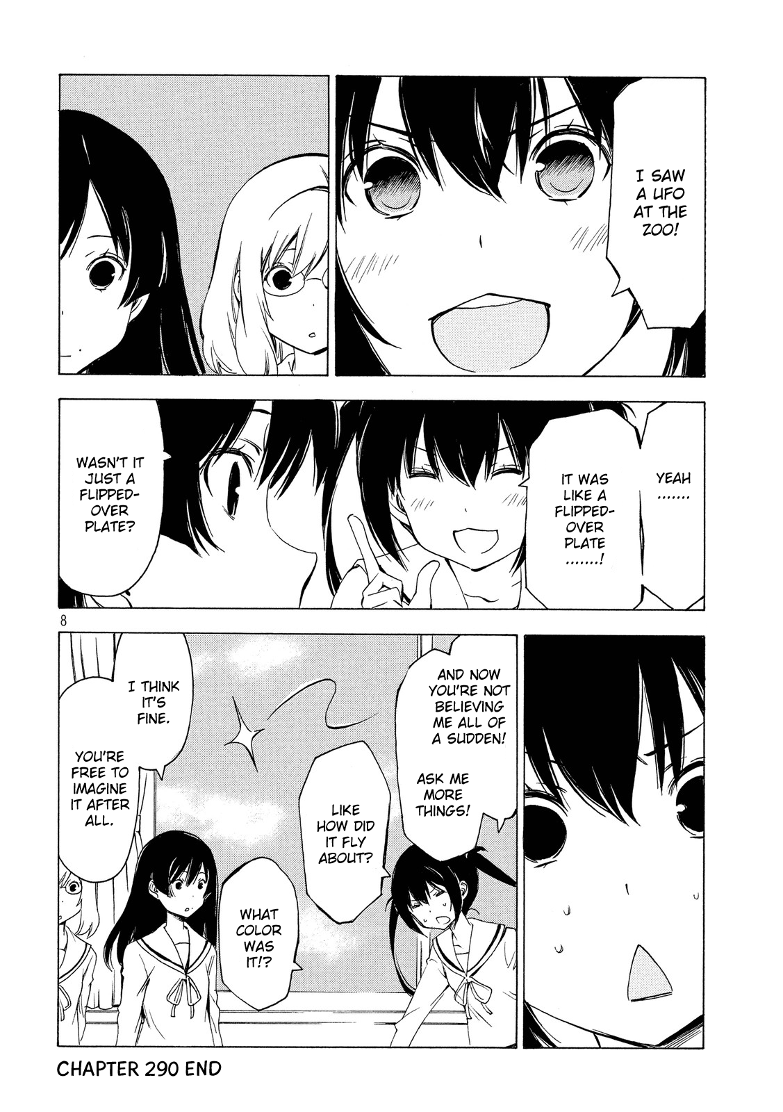 Minami-ke Chapter 290 page 8 - Chapter 290: For example