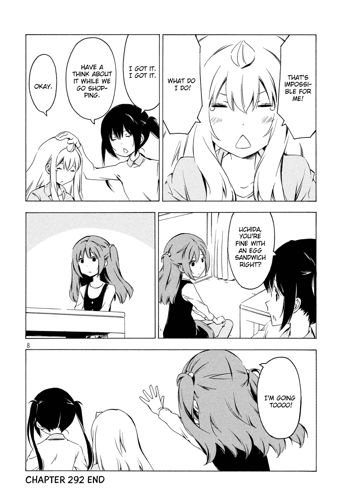 Minami-ke Chapter 292 page 8 - Chapter 292: Running errands
