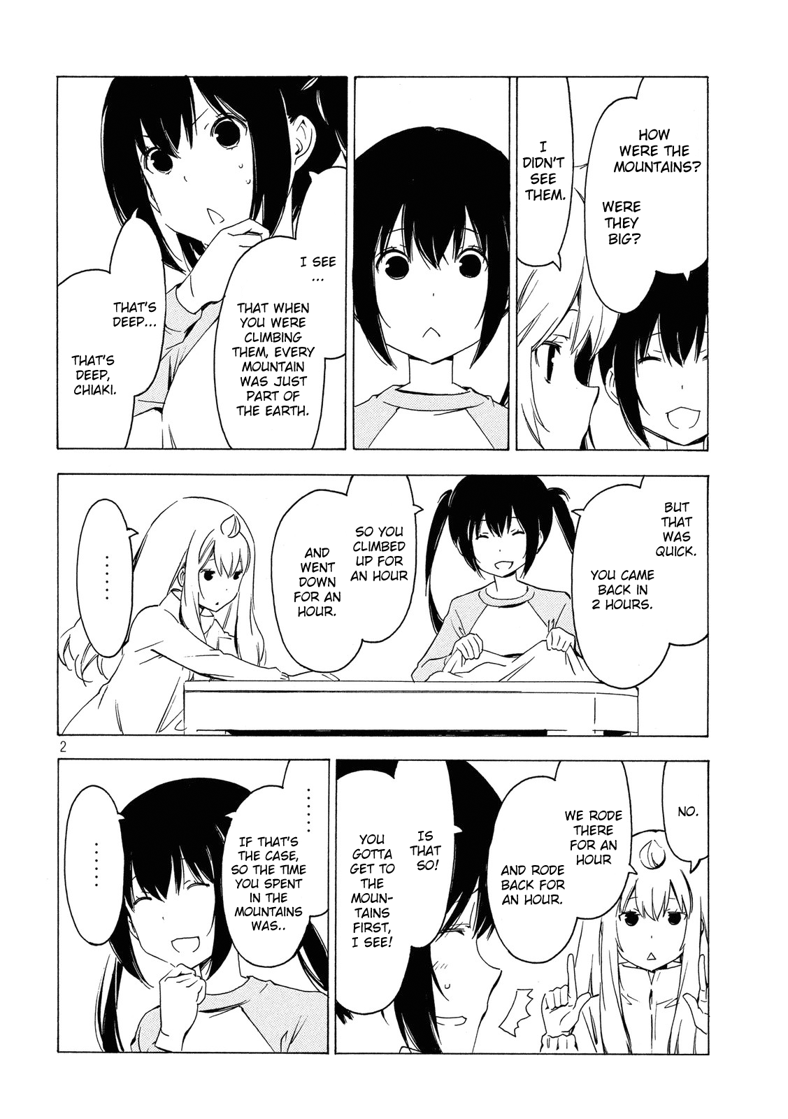 Minami-ke Chapter 293 page 2 - Chapter 293: I wanna climb