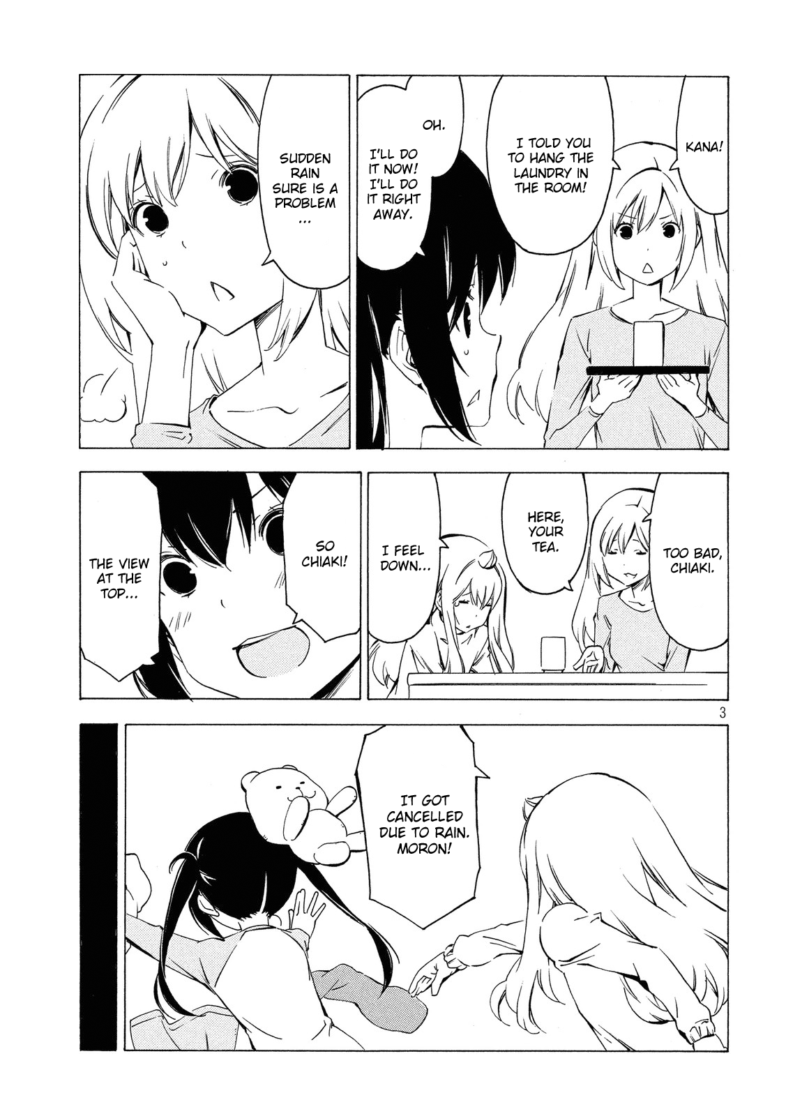 Minami-ke Chapter 293 page 3 - Chapter 293: I wanna climb