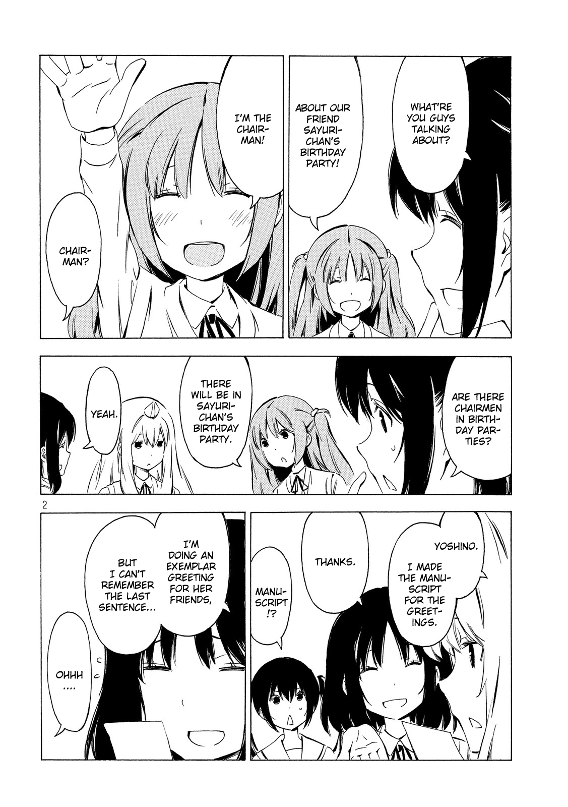 Minami-ke Chapter 295 page 2 - Chapter 295: Birthday party