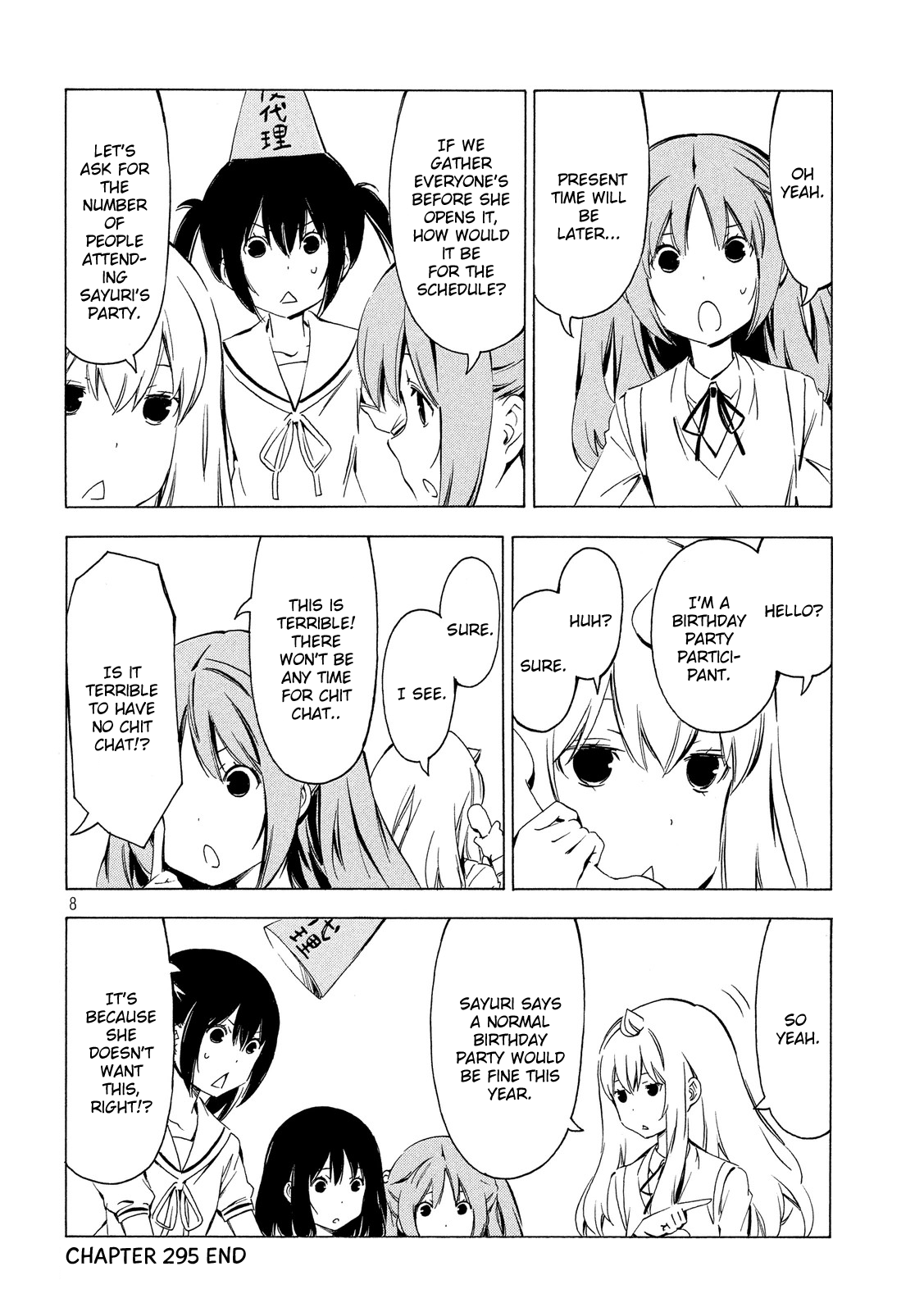 Minami-ke Chapter 295 page 8 - Chapter 295: Birthday party