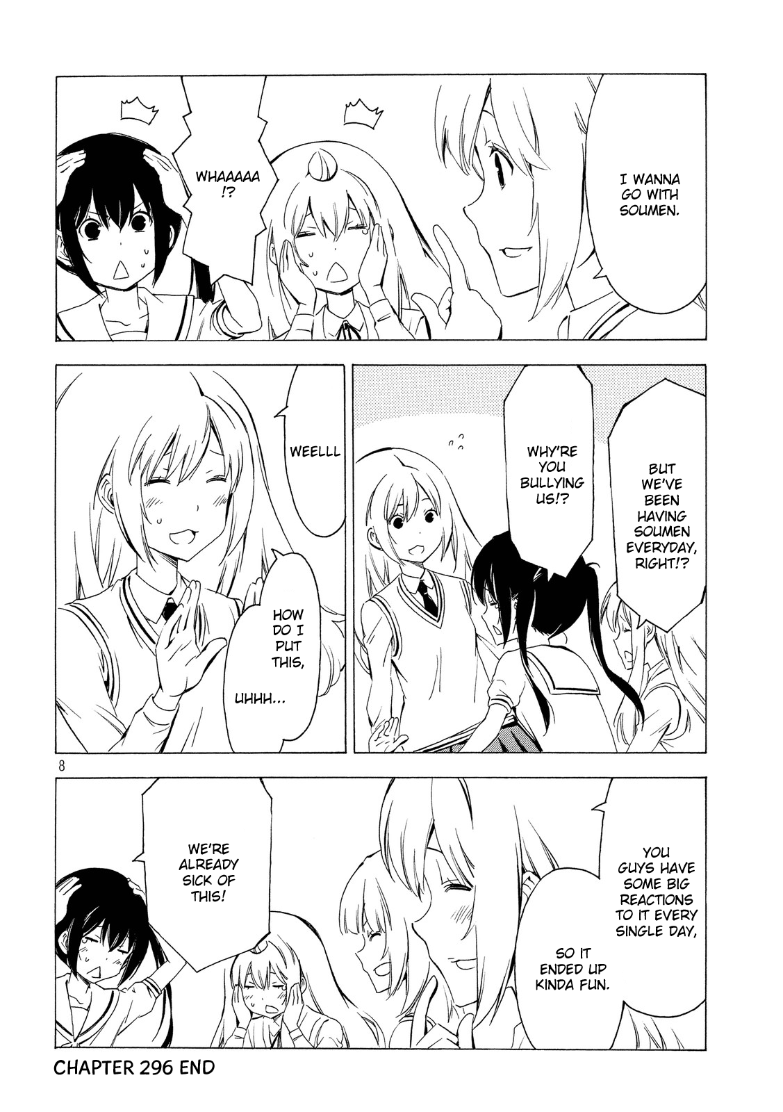 Minami-ke Chapter 296 page 8 - Chapter 296: Repetitive fellow