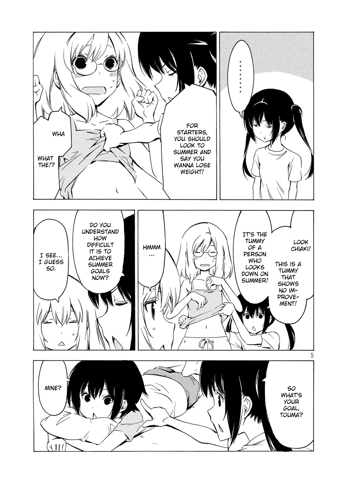 Minami-ke Chapter 297 page 5 - Chapter 297: Summer goals