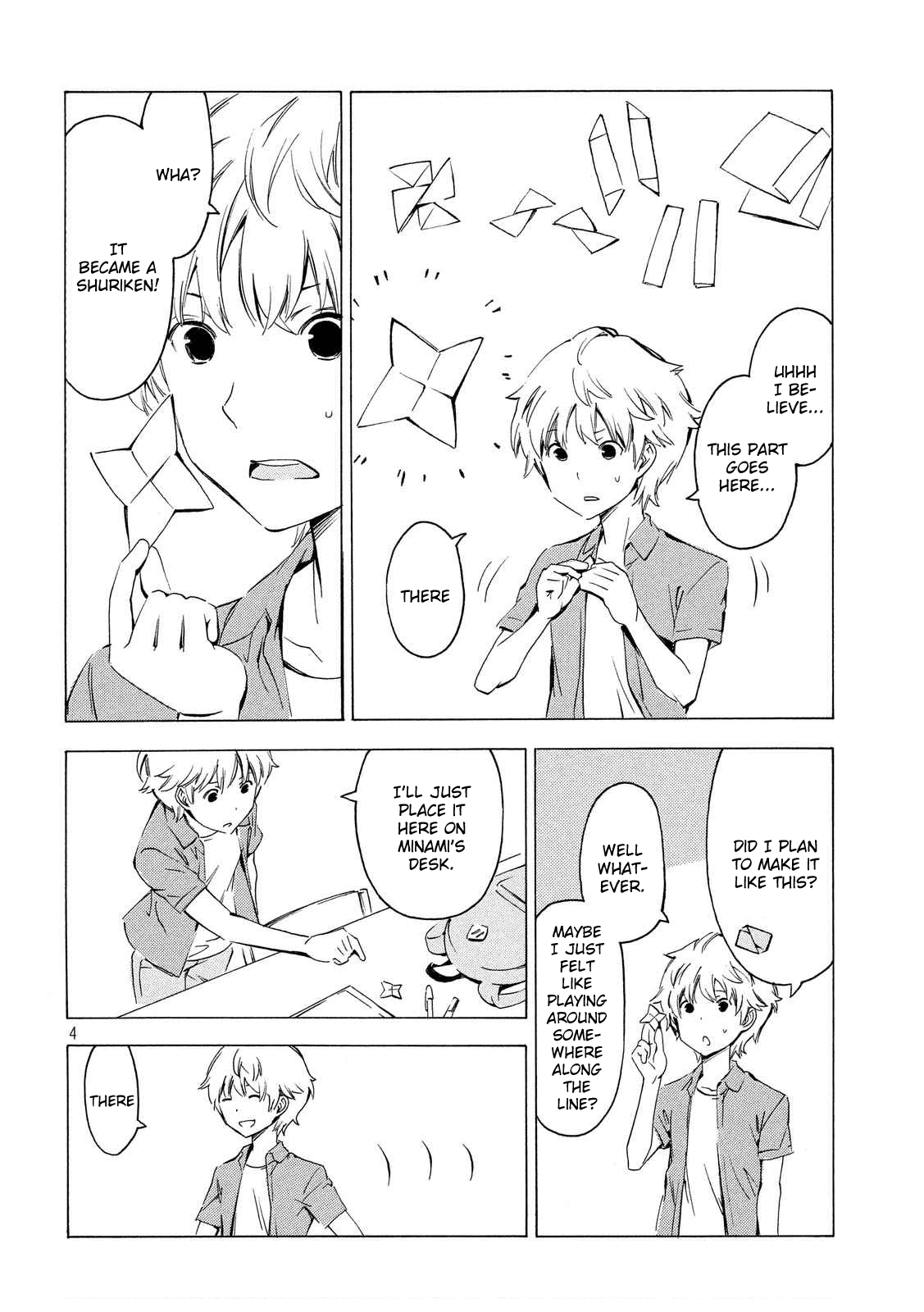 Minami-ke Chapter 298 page 4 - Chapter 298: Communicating through letters
