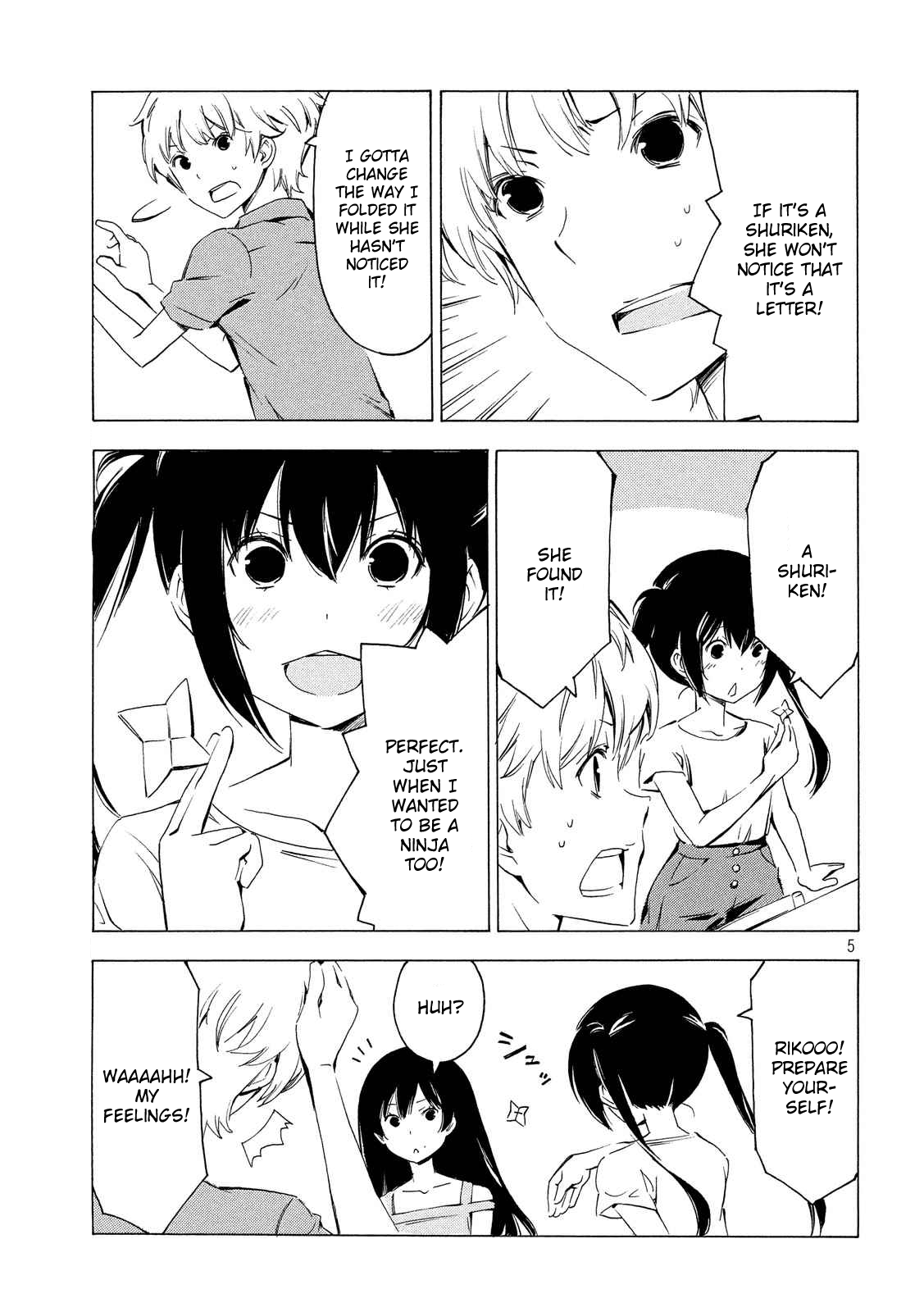 Minami-ke Chapter 298 page 5 - Chapter 298: Communicating through letters