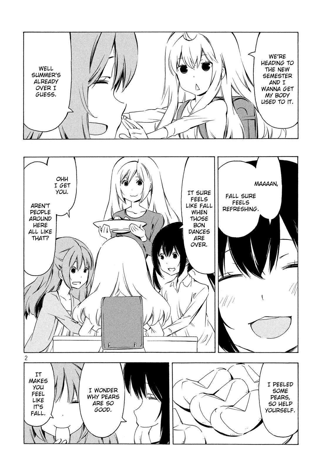 Minami-ke Chapter 299 page 2 - Chapter 299: The end of summer