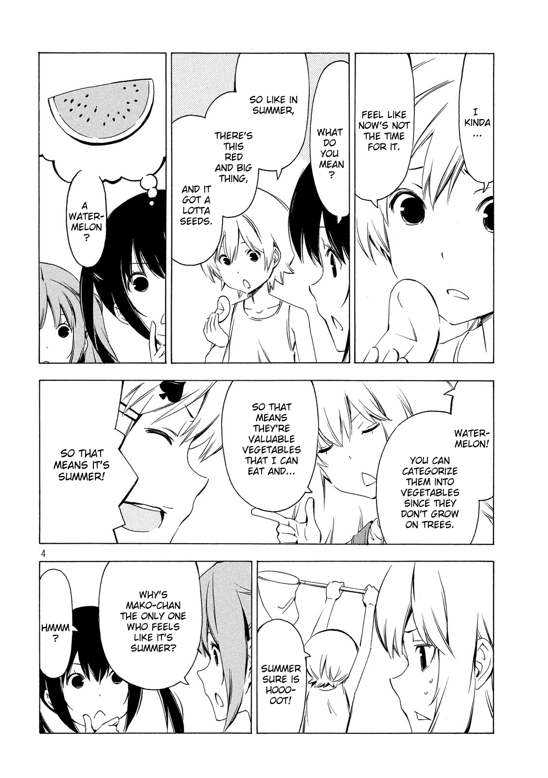 Minami-ke Chapter 299 page 4 - Chapter 299: The end of summer