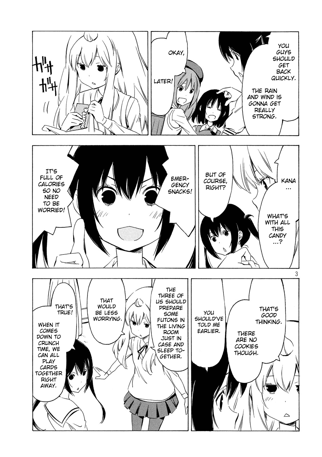 Minami-ke Chapter 300 page 3 - Chapter 300: A storm is coming