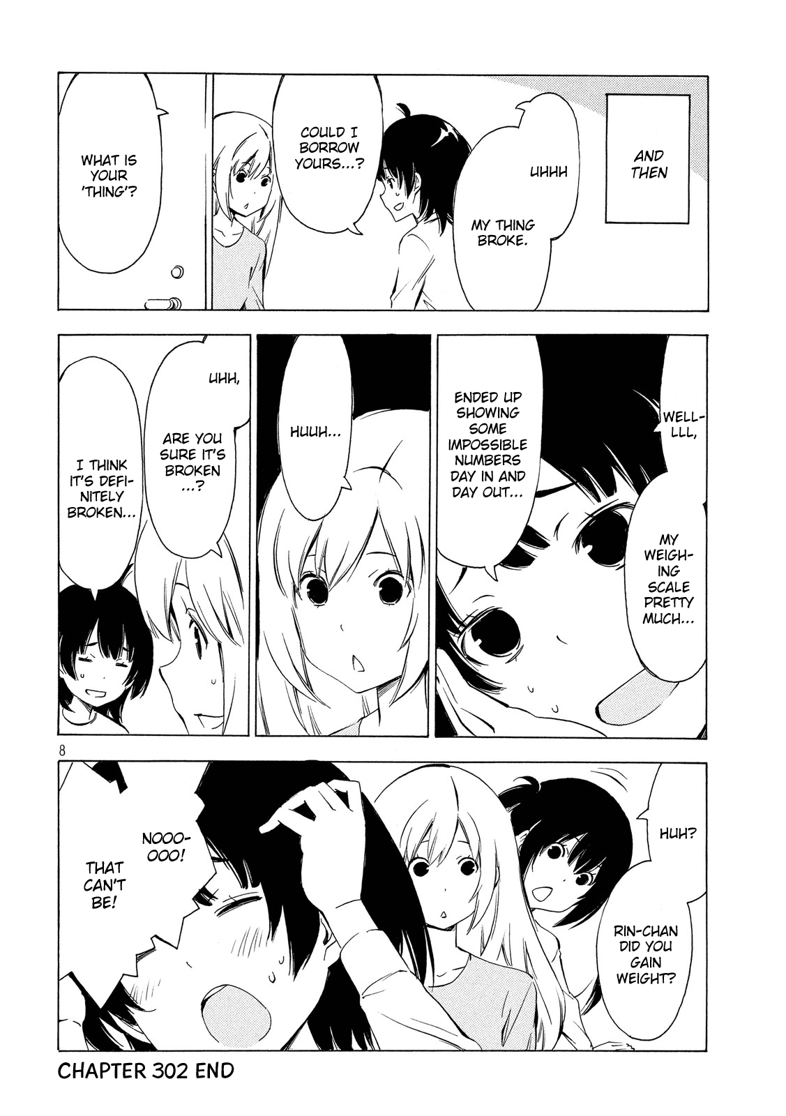 Minami-ke Chapter 302 page 8 - Chapter 302: Heavy