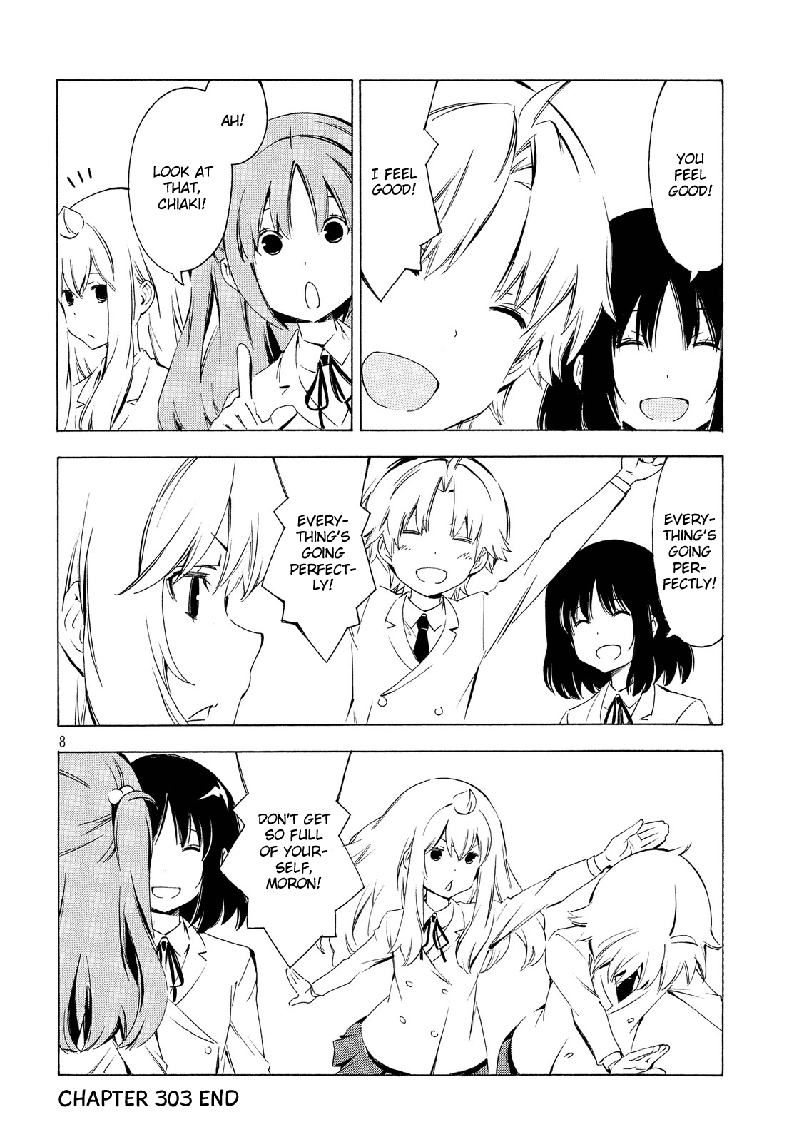 Minami-ke Chapter 303 page 8 - Chapter 303: Feeling good
