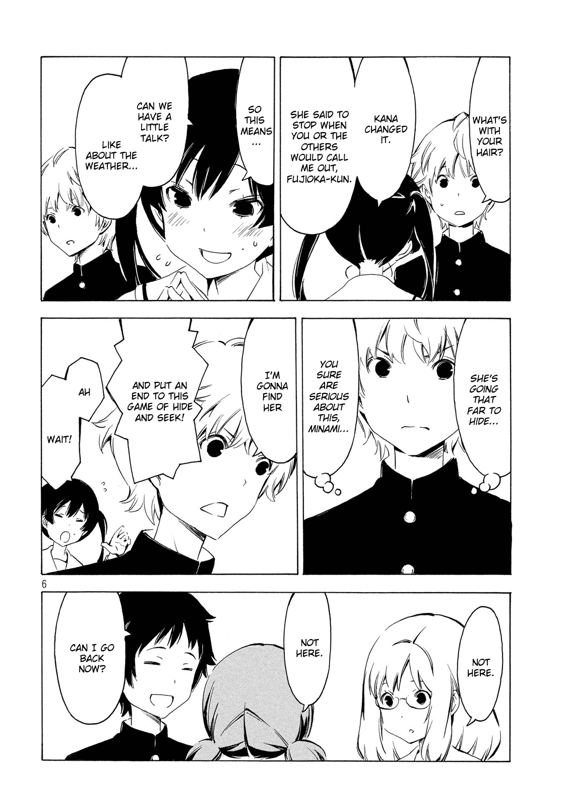 Minami-ke Chapter 304 page 6 - Chapter 304: Hide and seek