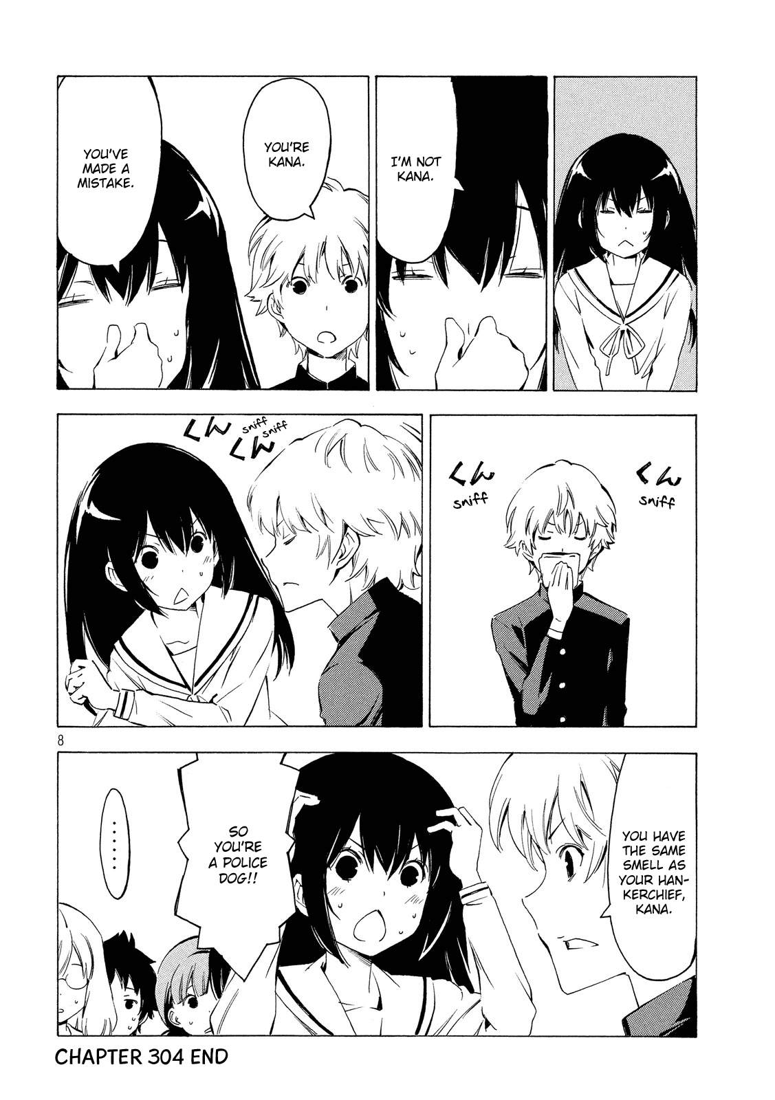 Minami-ke Chapter 304 page 8 - Chapter 304: Hide and seek