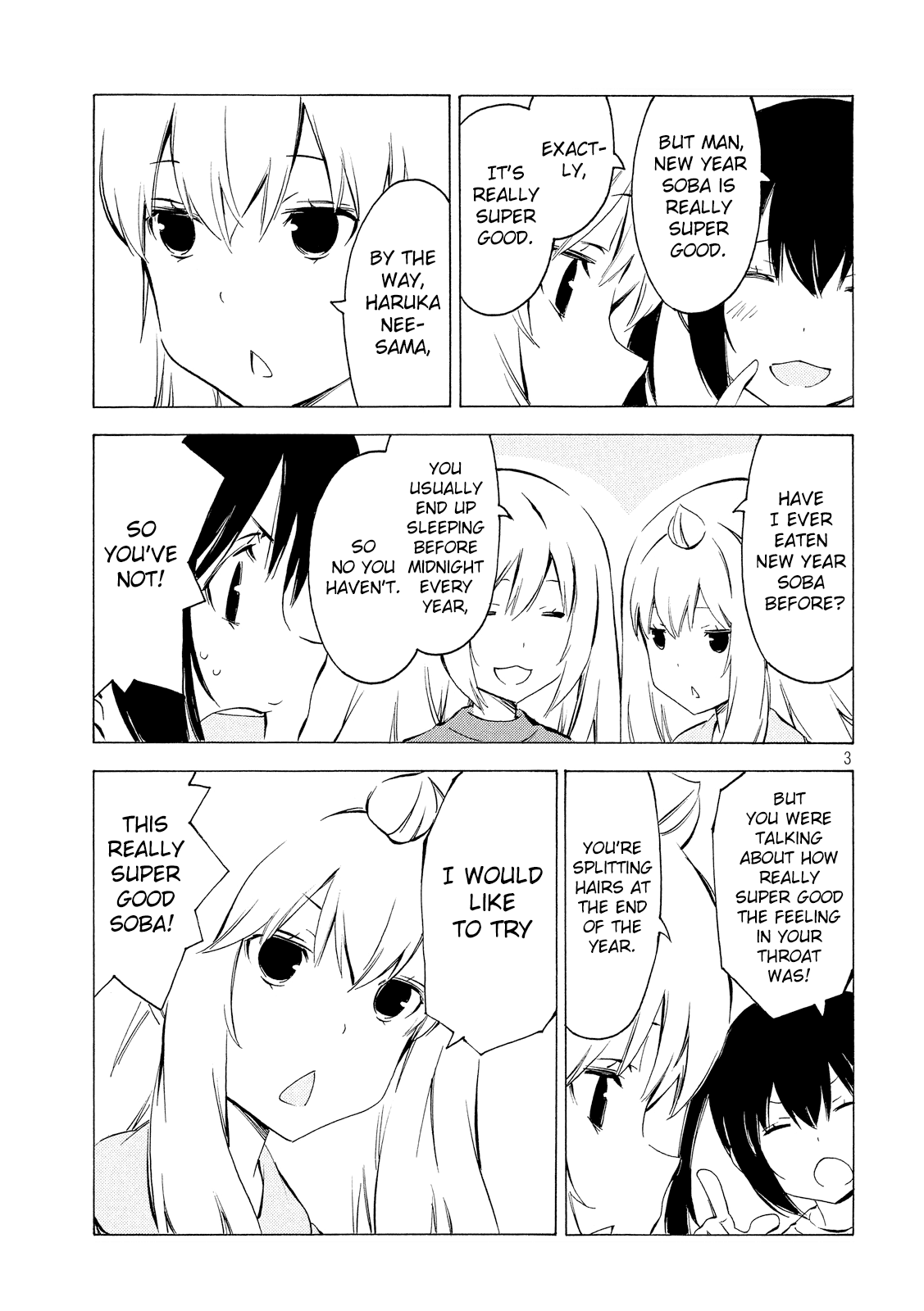 Minami-ke Chapter 307 page 3 - Chapter 307: Soba