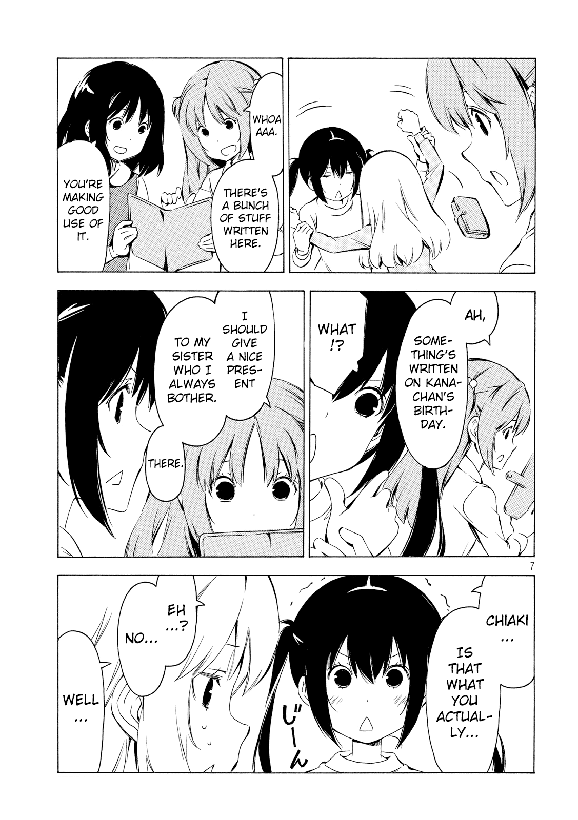 Minami-ke Chapter 308 page 7 - Chapter 308: Content is important