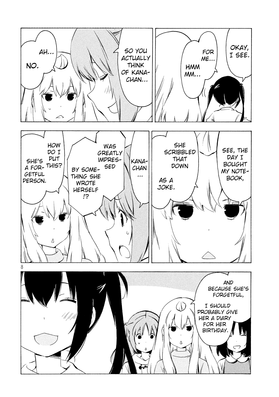 Minami-ke Chapter 308 page 8 - Chapter 308: Content is important