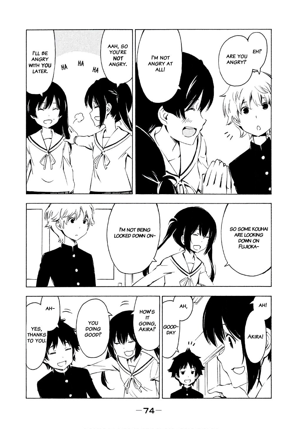 Minami-ke Chapter 313 page 7 - Chapter 313: Senpai's face