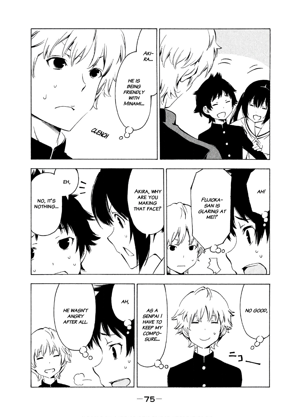 Minami-ke Chapter 313 page 8 - Chapter 313: Senpai's face