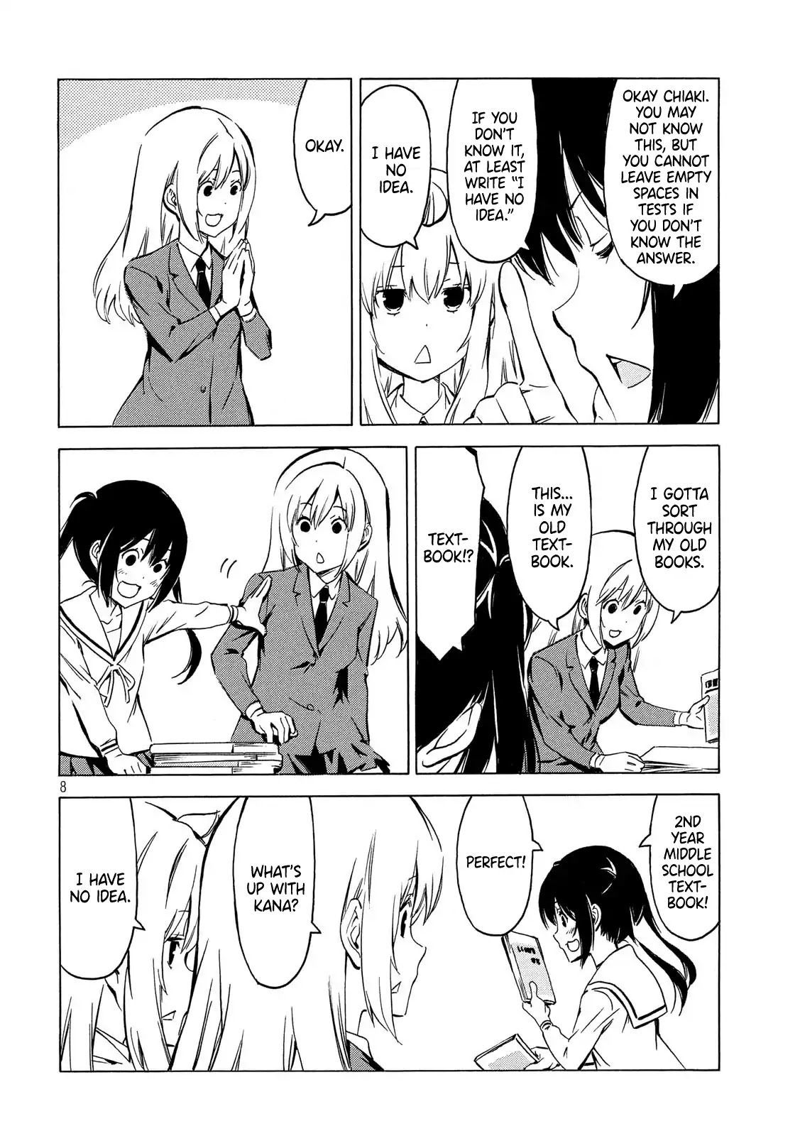 Minami-ke Chapter 355 page 8 - Chapter 355: Hard question
