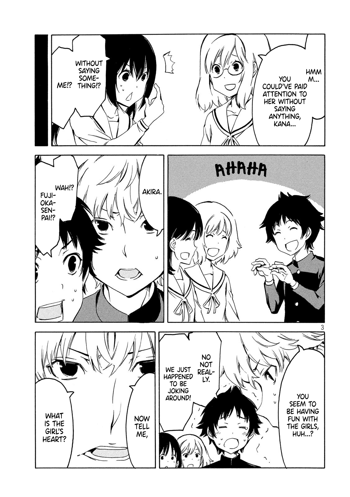 Minami-ke Chapter 357 page 3 - Chapter 357: Know by moving