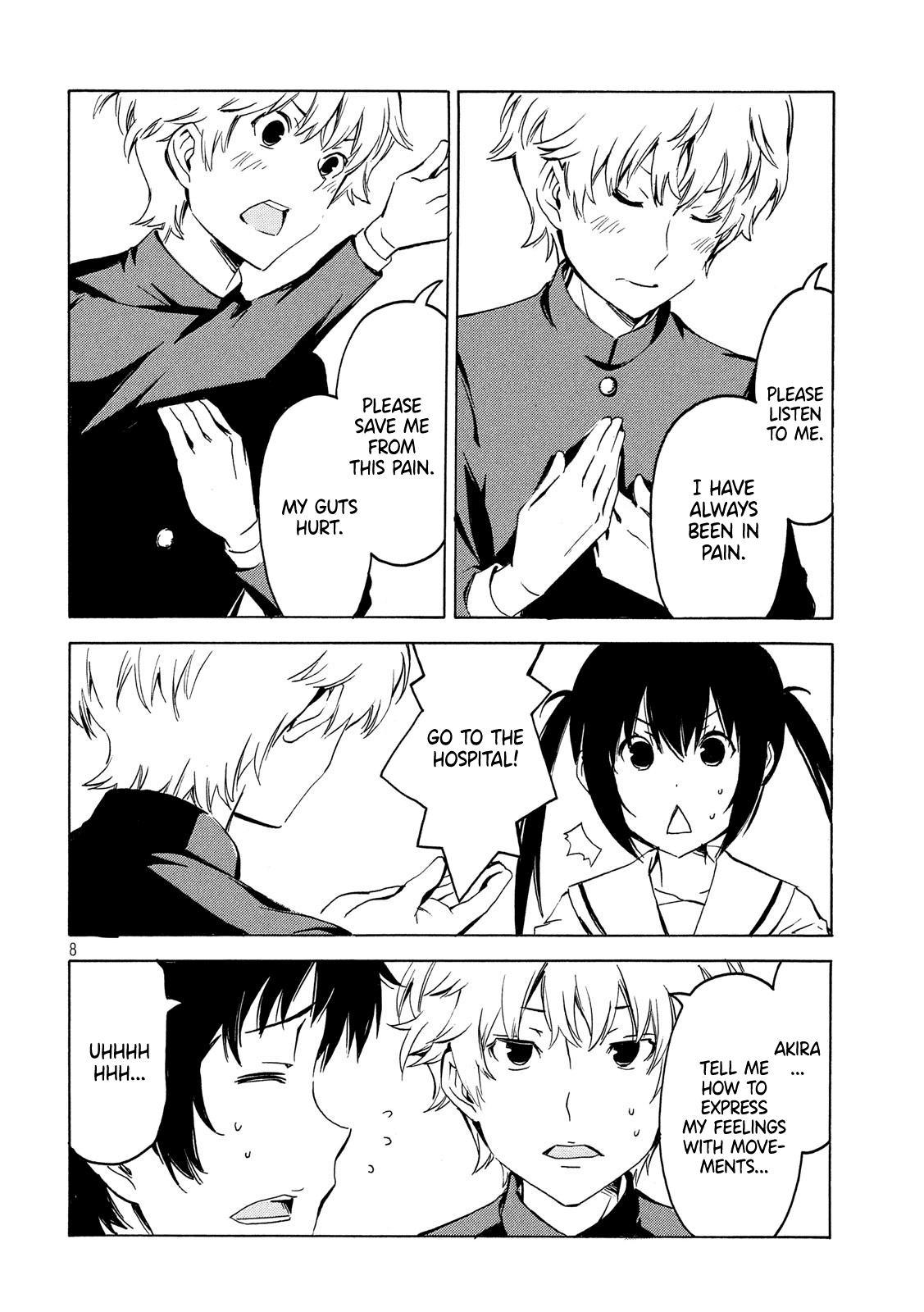 Minami-ke Chapter 357 page 8 - Chapter 357: Know by moving