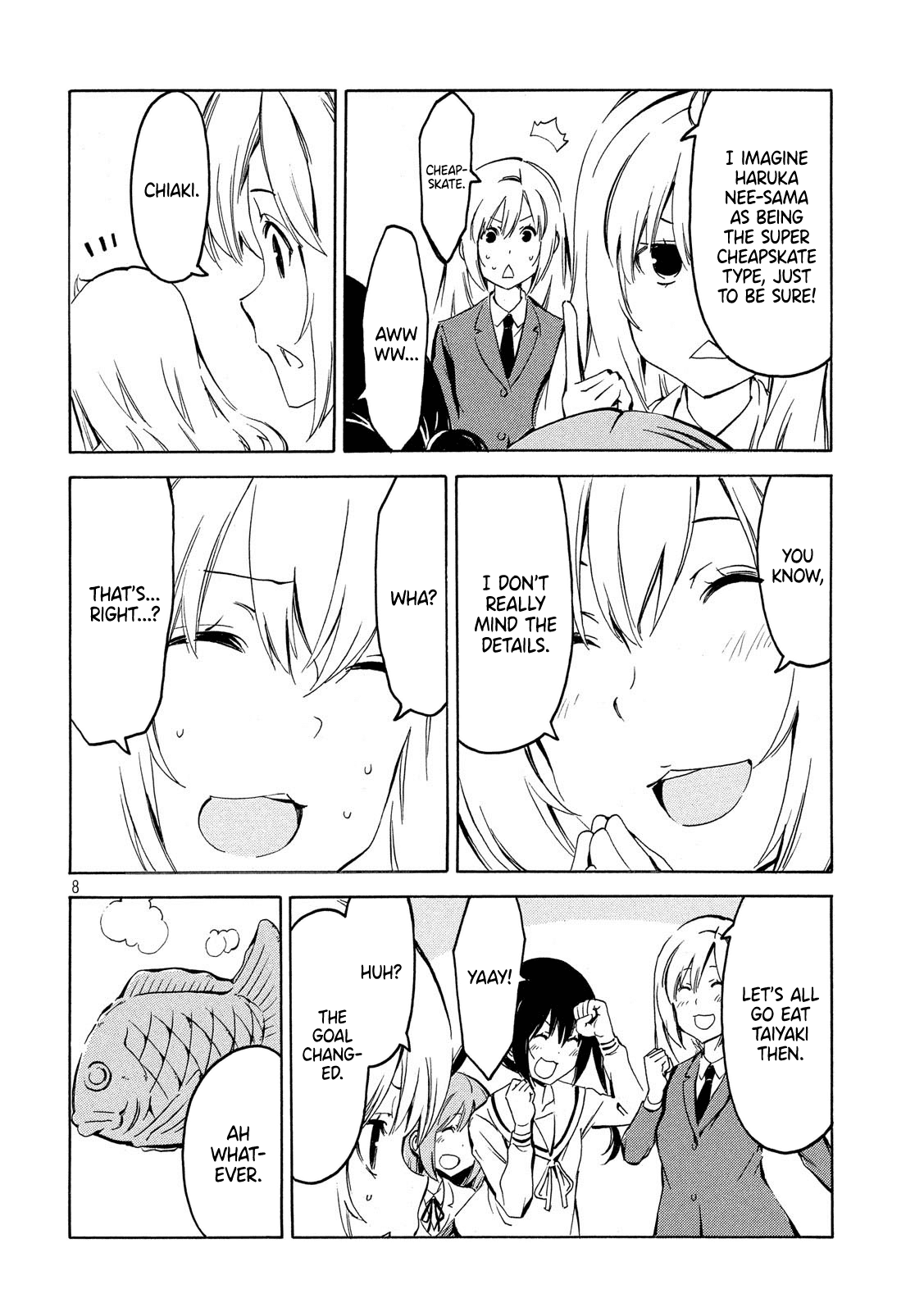 Minami-ke Chapter 359 page 8 - Chapter 359: Taisake Goldfish
