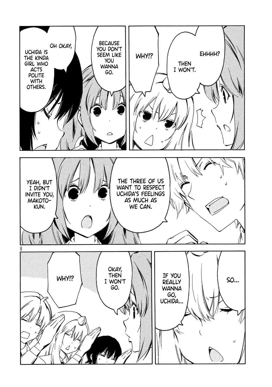 Minami-ke Chapter 364 page 8 - Chapter 364: The problem of motivation
