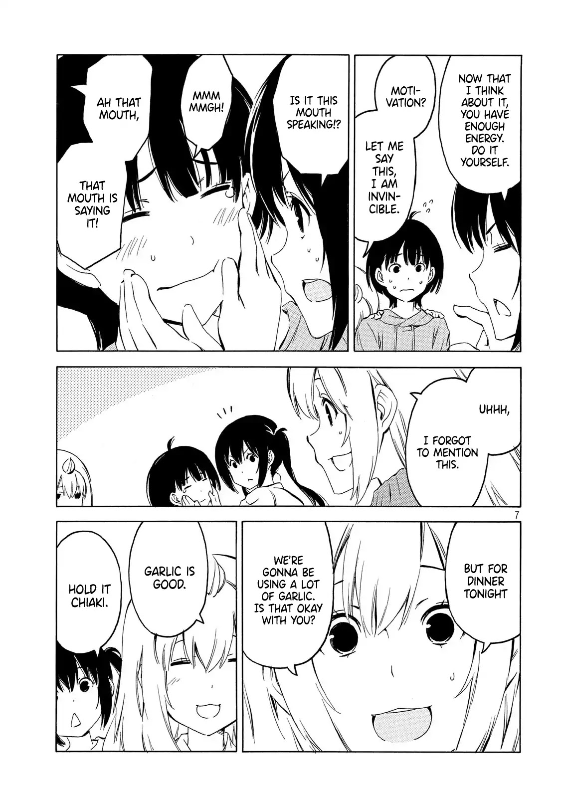 Minami-ke Chapter 366 page 7 - Chapter 366: Keeping your mouth shut