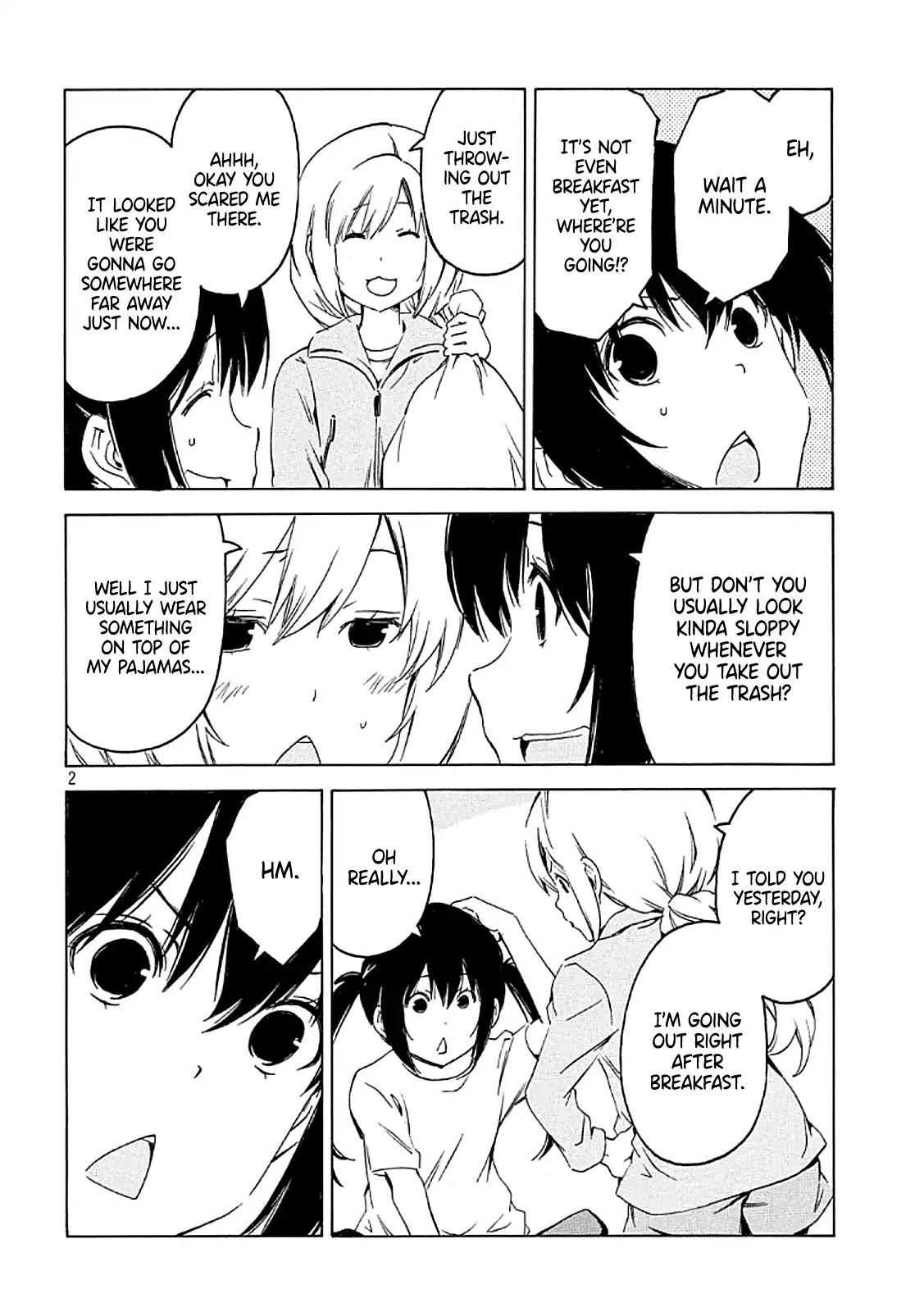 Minami-ke Chapter 368 page 2 - Chapter 368: Tried it on