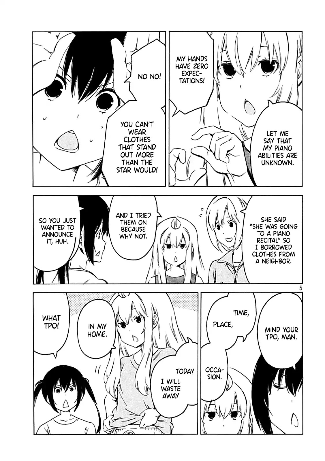 Minami-ke Chapter 368 page 5 - Chapter 368: Tried it on