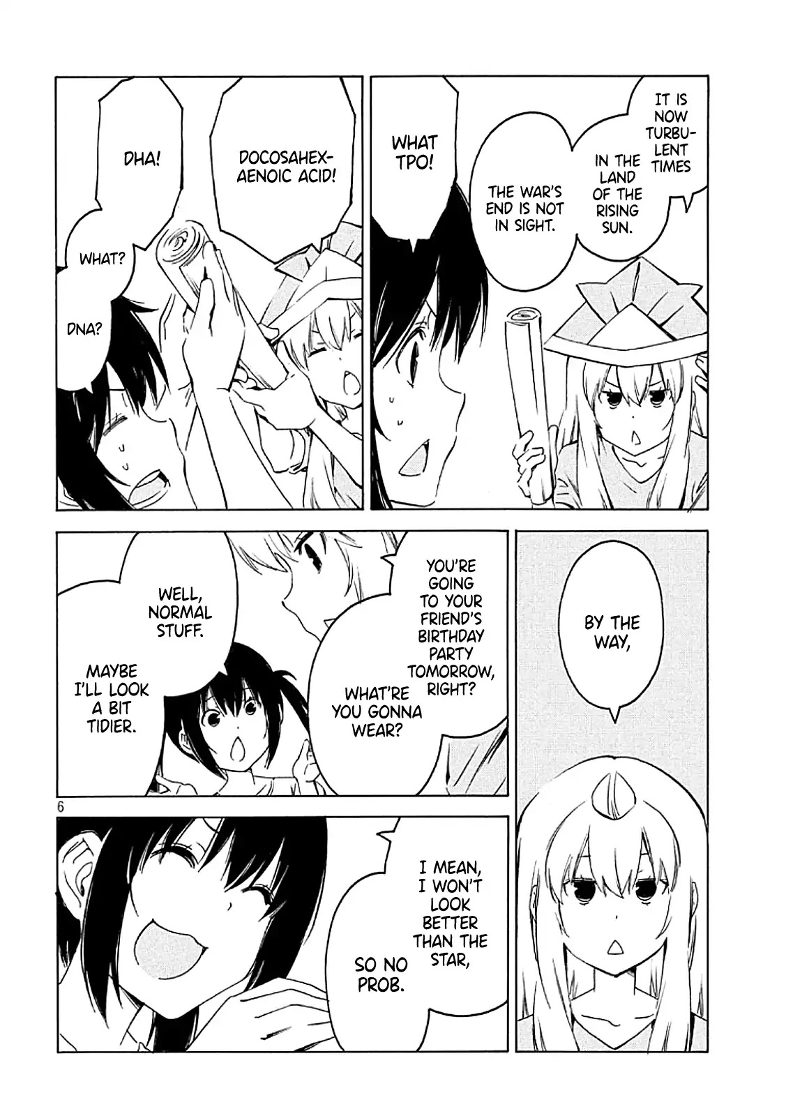 Minami-ke Chapter 368 page 6 - Chapter 368: Tried it on