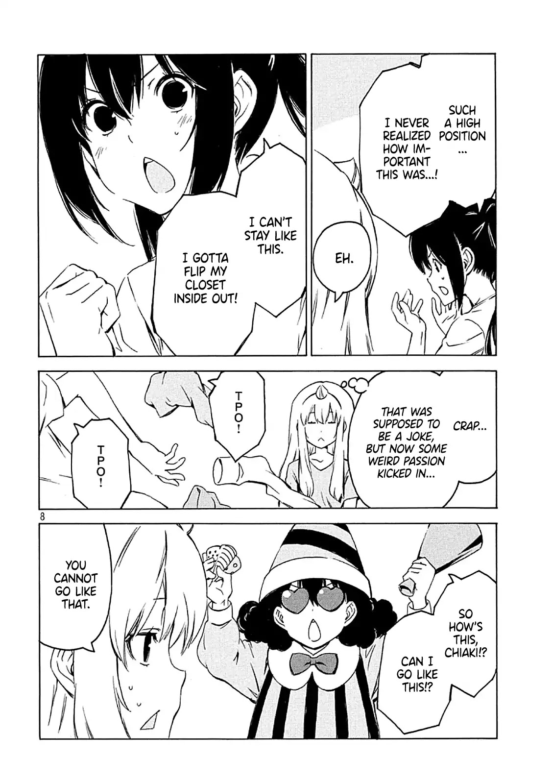 Minami-ke Chapter 368 page 8 - Chapter 368: Tried it on